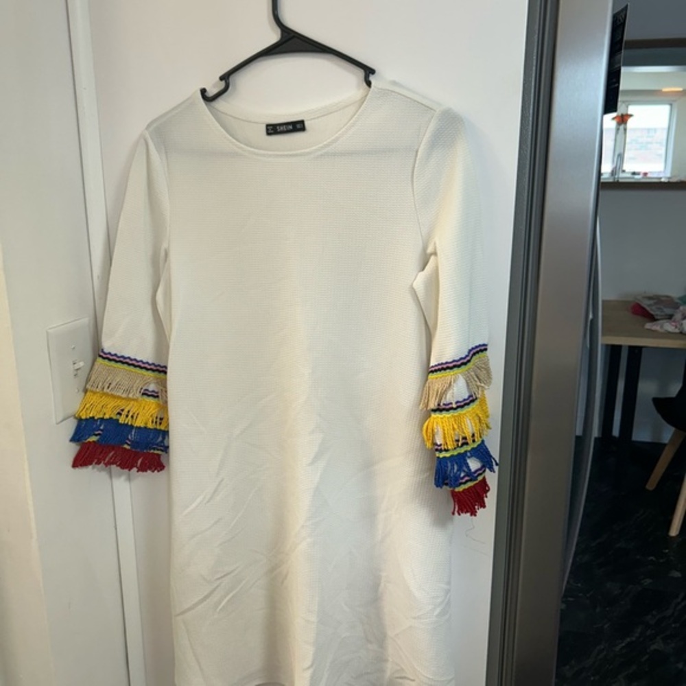 SHEIN Ivory Textured Knit Top